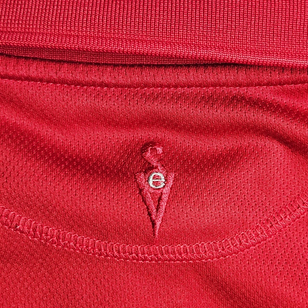 Scottevest Polo Shirt Mens Small Red Zip Pocket Performance Stretch Travel TEC - Picture 6 of 15